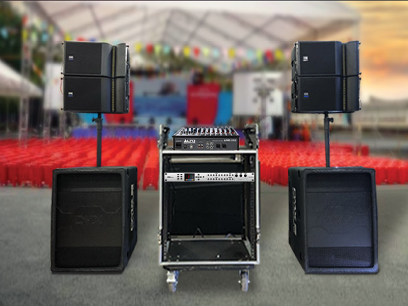 Dàn nhạc đám cưới Line Array DMX AUDIO-20 
